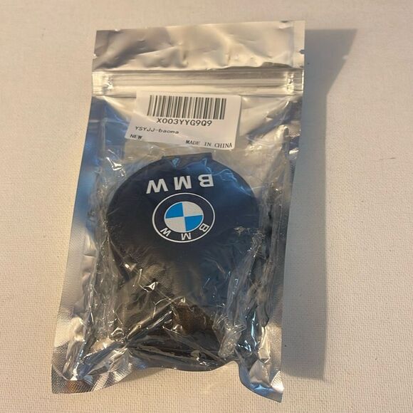 BMW Sunglass Holder for Car with Logo Black Leather NWT - Picture 10 of 10